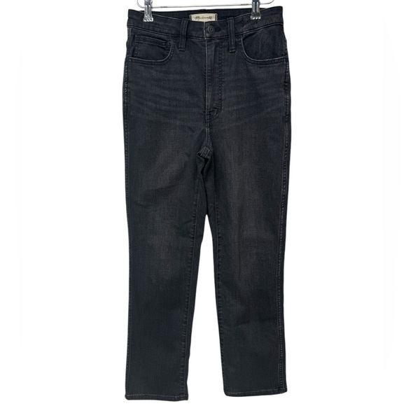 Madewell Curvy High-Rise Slim Straight Jeans in Richgrove wash - Picture 4 of 10